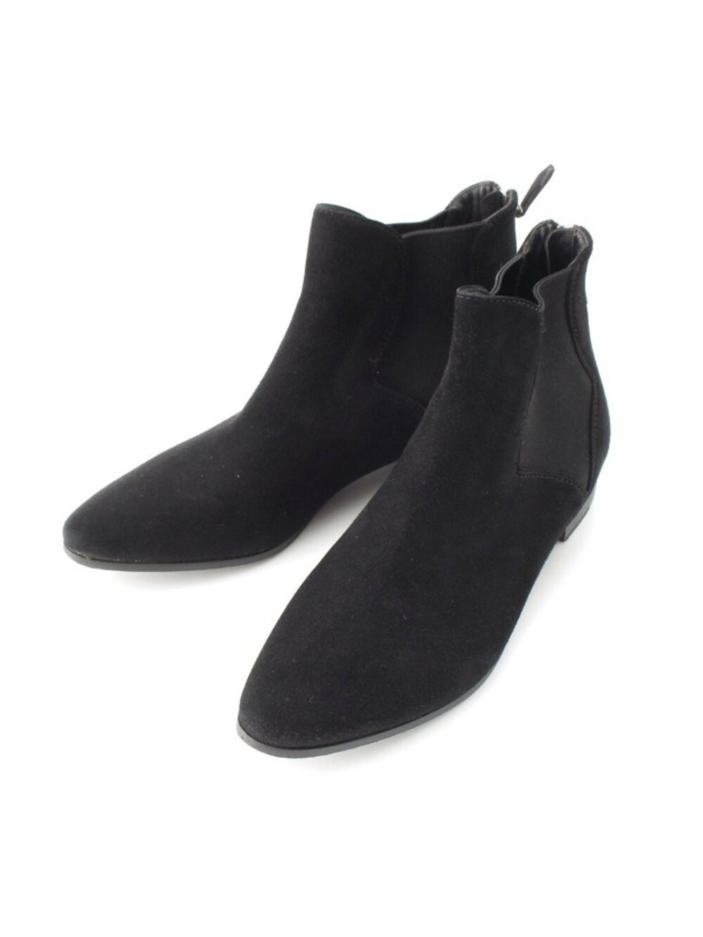 Prada Suede Boots Short Black